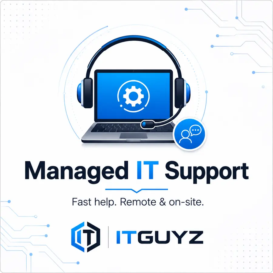 ITGuyz managed IT support for remote and on-site business help